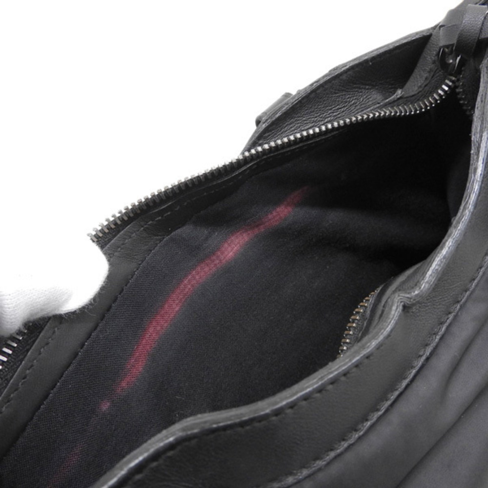 Balenciaga Nylon Leather Mini City 2way Hand Bag Black - Picture 8 of 9